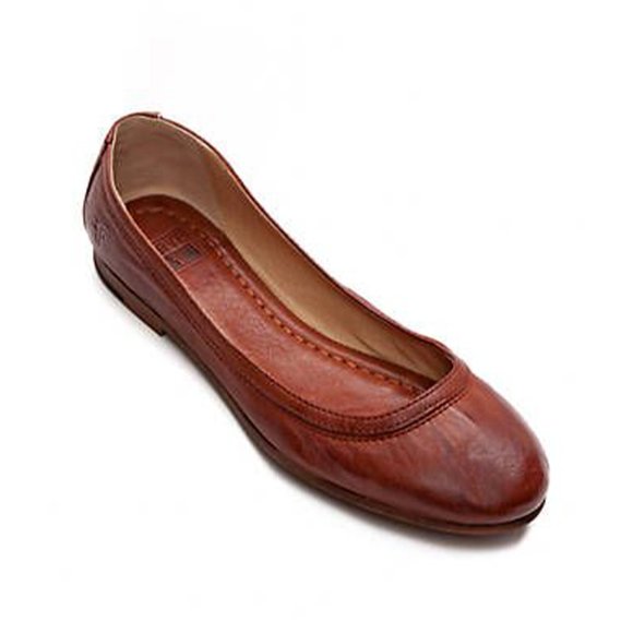 frye red flats